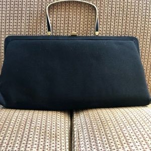 Bobbie Jerome Black Vintage Clutch